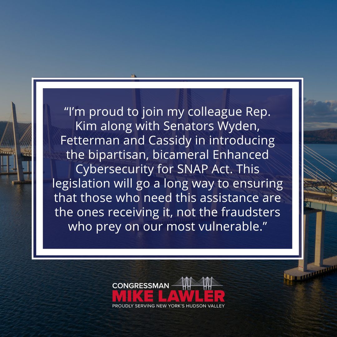 Rep Lawler Joins Bipartisan Colleagues To Introduce Legislation