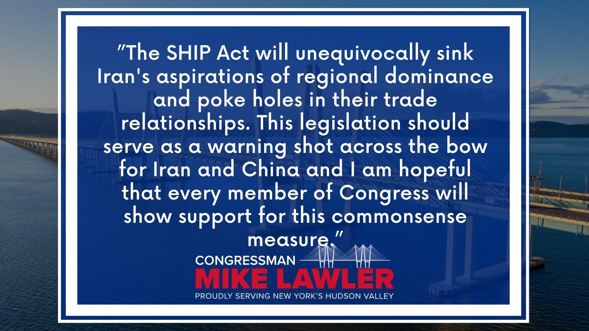 Jewish Insider Lawler, Moskowitz introduce sanctions targeting Iranian