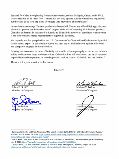 September 19 Sanctions Letter 2